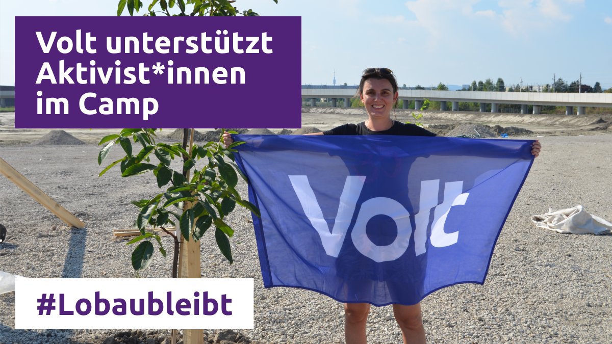 Seit dem Sommer unterstützen wir die Proteste in der #Lobau. Mit zukunftsgerechter Stadtplanung hat dieses Mega-Projekt nichts zu tun und wir fordern dringend einen Baustopp der Lobau-Autobahn. 

#lobaubleibt #nobau 

Mehr dazu auf unserem Blog: voltoesterreich.org/lobaucamp