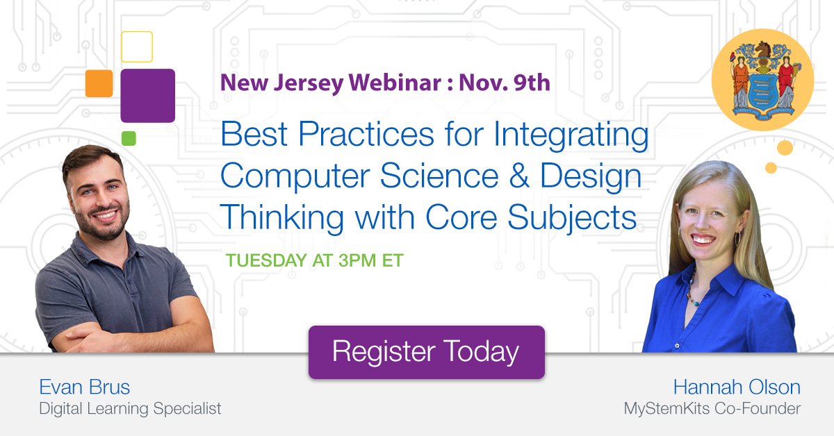 Join Evan and Hannah as they dive into the NJ Computer Science and Design Thinking standards. Learn how they can help #students better prep for life in a high tech world! Register: hubs.la/H0-cj3D0
 
#bestpracticesCSDT #Boxlightwebinar #NJeducation #NJteachers #education