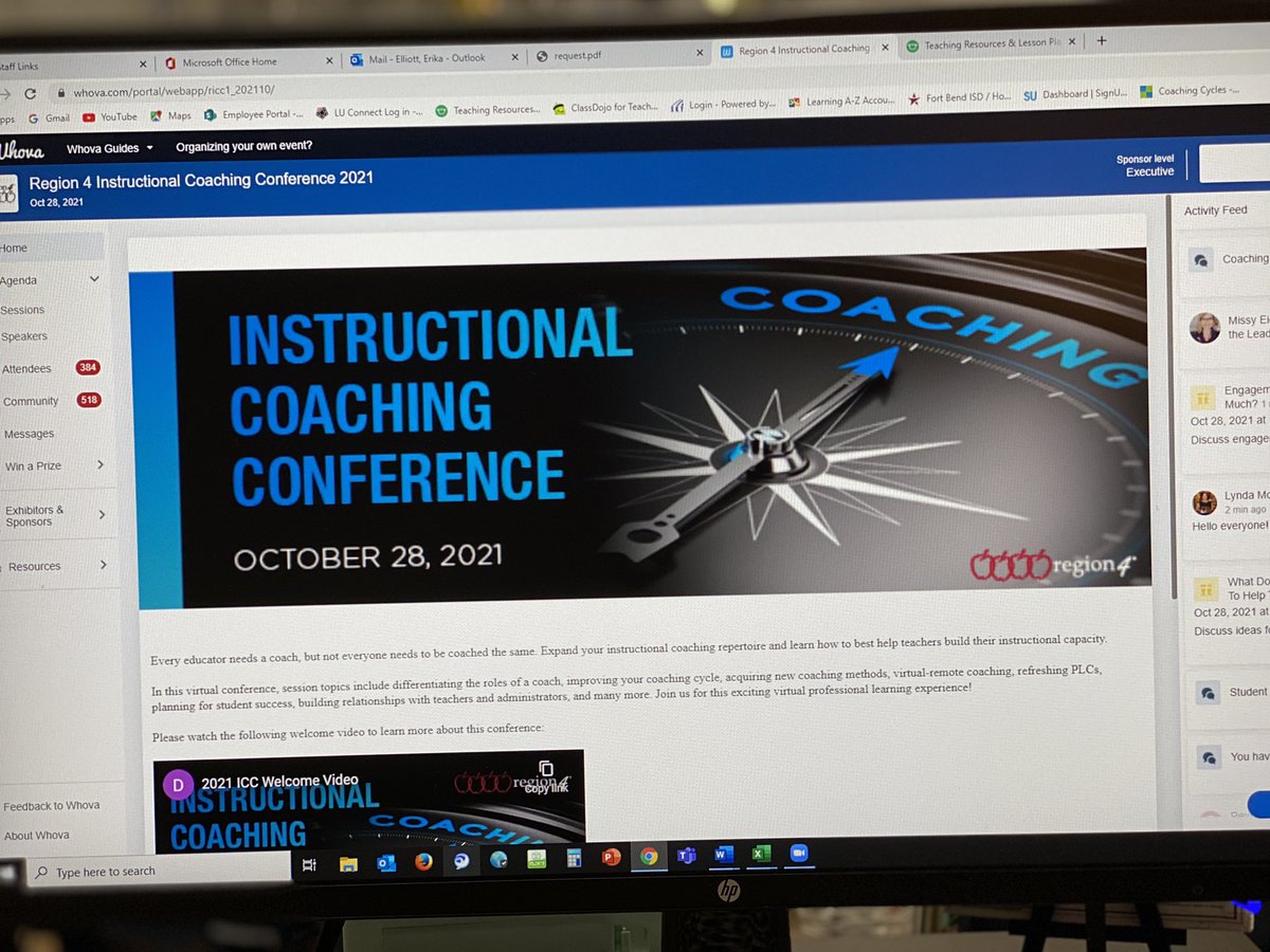 Excited to engage in this new learning. #Coaching4Coaches
#RegionIV
#InstructionalCoachingConference
@R4Leaders @R4Inclusive @FortBendISD @WBE_Sheriffs