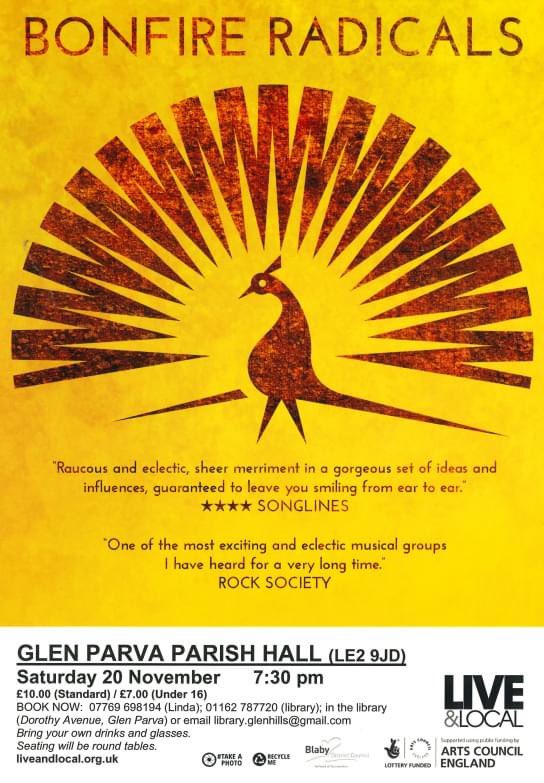 libraryparkcafe's tweet photo. Tickets:
💛 Standard £10.00
💛 Under 16's £7.00

It's going to be a great night!
Seating will be round tables. https://t.co/O4Jdsb3mdT