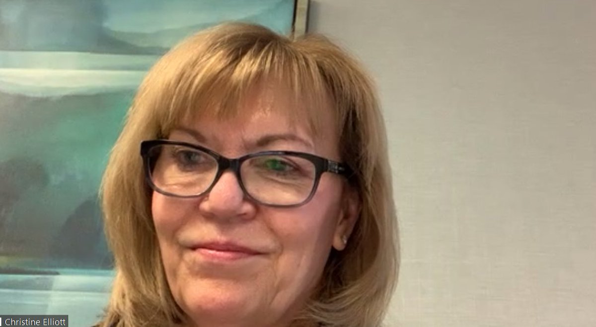 Minister of Health <a href="/celliottability/">Christine Elliott</a> continues by thanking recently designated #BPSOs: "These organizations are helping to strengthen our health-care system, implementing evidence-based best practices that focus on achieving better health outcomes &amp; better patient experiences."