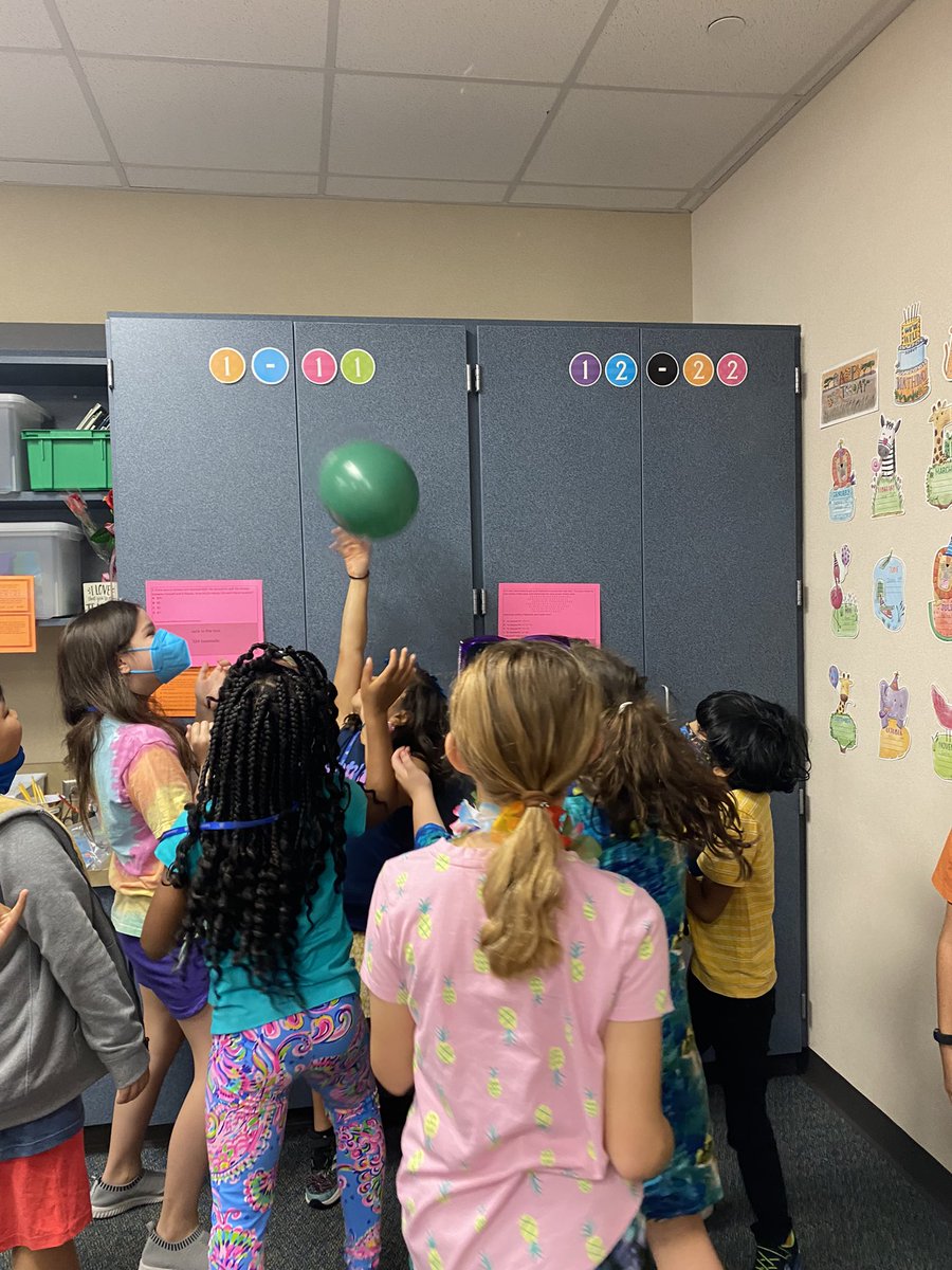 The kids loved playing the balloon challenge to help us understand the force of gravity and work on our collaboration skills! <a href="/TWEHowl/">Tom Wilson Elementary</a>