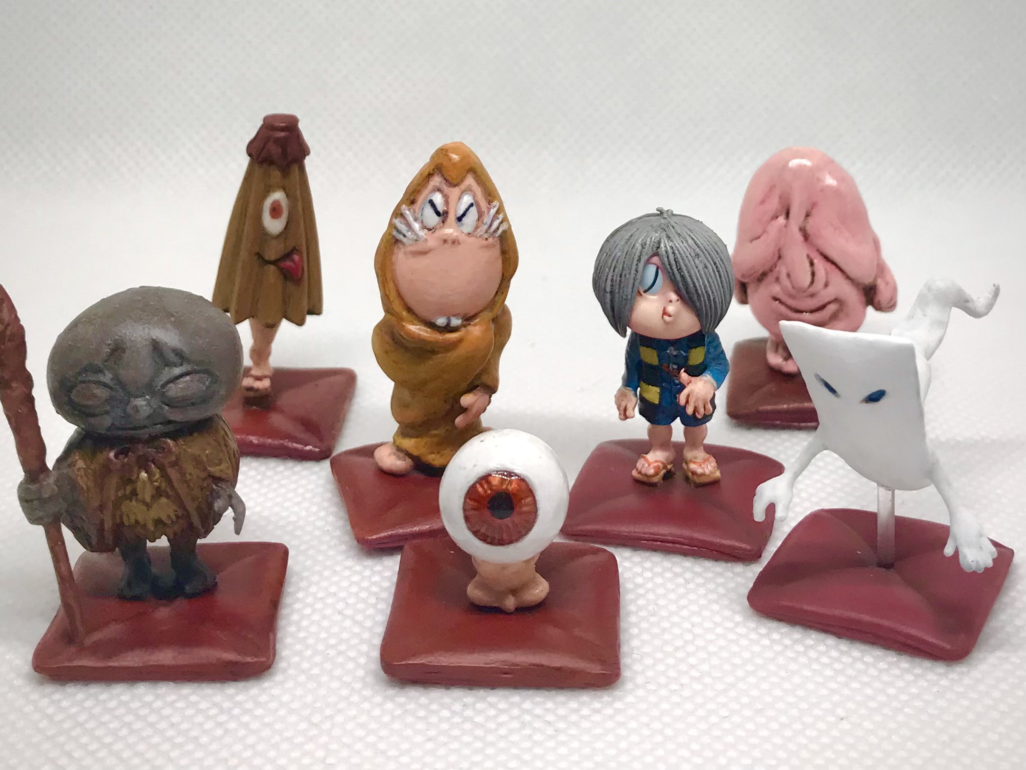 水木しげる妖怪フィギュア大百怪 過分 7種 水木しげる妖怪フィギュア大百怪 過分 7種