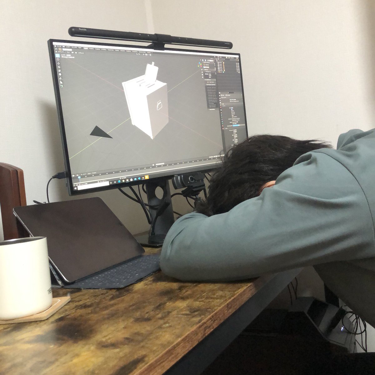 ishihana035's tweet image. 作業に疲れて寝た私に話題のニューラルフィルタをかけてみたところ、文明崩壊後に発見されたみたいになりました。

#photoshop #neuralfilters