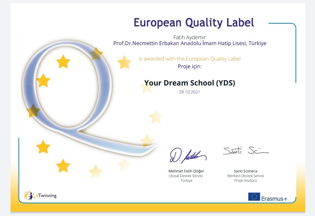 <a href="/FGobeklitepe/">FCL Göbeklitepe</a> ve <a href="/Mosaic_FCL/">Mosaic</a> işbirliği ile yürüttüğümüz #yourdreamschool isimli projemiz Avrupa Kalite Etiketi ile ödüllendirildi 🎉

<a href="/dogm_arge/">DÖGM ArGe ve Projeler</a> <a href="/ugur_tecir/">Uğur Tecir</a> <a href="/FclTurkiye/">FCL Türkiye</a> @mhbucuk <a href="/tretwinning/">eTwinning Türkiye</a> <a href="/sanliurfammem63/">Şanlıurfa İl Milli Eğitim Müdürlüğü</a> <a href="/urfa_etwinning/">Şanlıurfa e Twinning</a> <a href="/HaliliyeMem/">Haliliye İlçe Milli Eğitim Müdürlüğü</a> <a href="/erbakanaihl/">Erbakanaihl</a> <a href="/A_KerimYAVUZ/">Abdulkerim Yavuz</a> <a href="/arifkirikci/">Mehmet Arif KIRIKÇI</a>