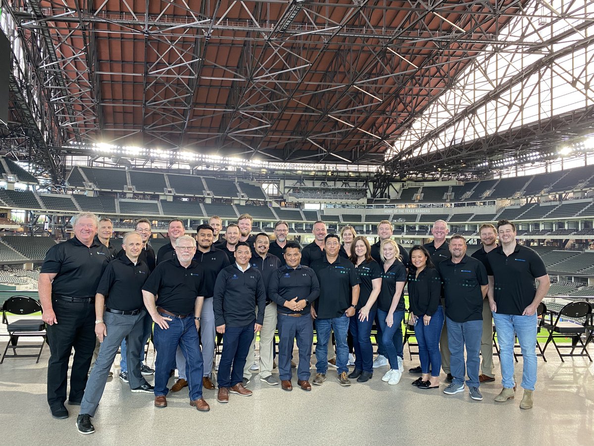 theweathermatic's tweet photo. The #Weathermatic team started the week with our Annual Sales Mtg at the Globe Life Field baseball park in Arlington,TX. This was a great opportunity to recap 2021 success, as well as discussing strategy, key initiatives & ways we can better serve our customers for the next year. https://t.co/WXMqjiwt2j