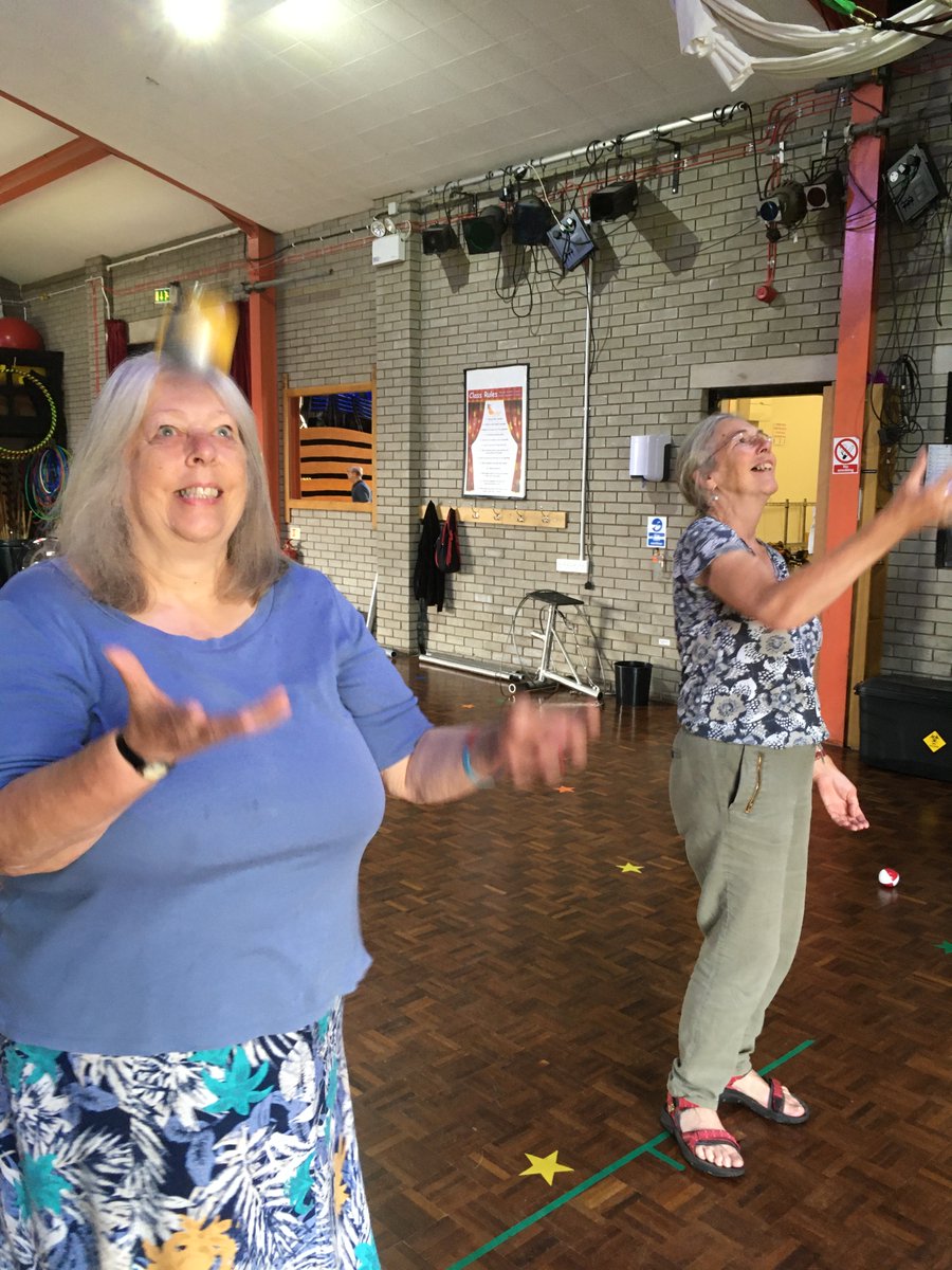 It's Silver Circus tomorrow! Over 60? Join in for FREE at Skylight #circus 11am to 12.30