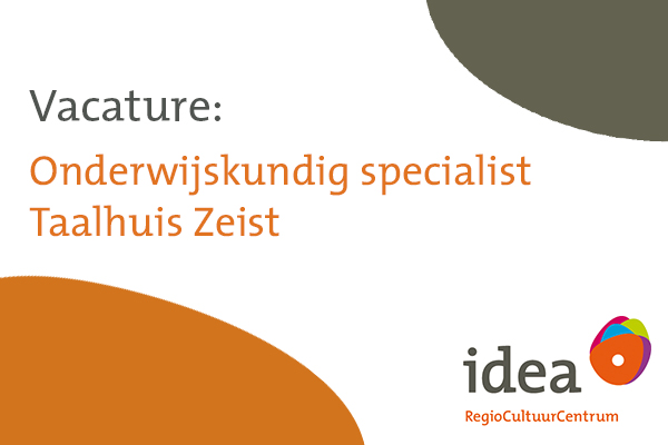 Om de activiteiten van Taalhuis Zeist verder vorm te geven zoeken wij een Coördinator/Onderwijskundig specialist Taalhuis Regio Zeist (24 uur per week). Interesse? Bekijk de vacature op tinyurl.com/ideavacatureta…

#vacature #taalhuis #bibliotheek #zeist