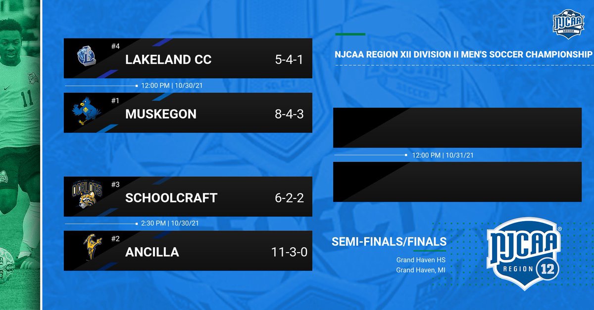 AC_MenSoccer's tweet photo. Semi final schedule for this big weekend! https://t.co/z2ha0DLBKe