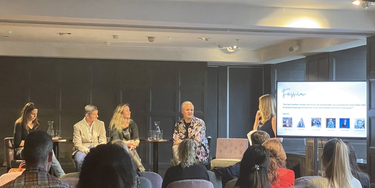 claireypoole's tweet photo. Delighted to be moderating the sport panel at #COPtimism shortly. But am I perhaps equally excited that @NKirkwoodLondon is right there talking on the sustainable fashion panel…yes!
#cop26 #sportpositive https://t.co/5Wtb8FqAH8