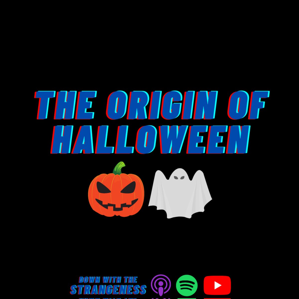 downwithstrange's tweet photo. NEW: The Origin of Halloween 🎃 

#DownWithTheStrangeness is available on Apple, Spotify, &amp; YouTube! 

https://t.co/KOrvRVwLDY 

https://t.co/dx3VndO8o5 

https://t.co/BYVjcKBCnv 

#podcast #strangesquad #creepy #spooky #spookyseason #spookyszn #samhain #halloween https://t.co/Q2o7CsYR51