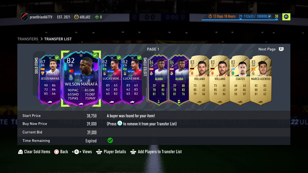praet0rian86's tweet photo. Bought for 10K, now sells for 39K.
Same for Verissimo, 21K --> 38K
These rises are so dumb but I'll take it!
#ClubStockOP https://t.co/e11tS8Zvrq