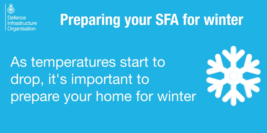 Preparing your SFA for winter: As temperatures start to drop, it's important to prepare your home for winter.