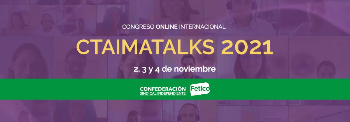 sindicatofetico's tweet photo. La Confederación Sindical Independiente #Fetico asiste al Congreso Internacional de #CTAIMATALKS Más información en: https://t.co/E5gU3BMjka
#saludlaboral #seguridadysalud @ctaima https://t.co/JBoF8zHJJj
