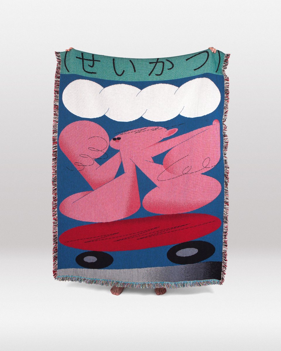 endclothing's tweet photo. Slowdown Studio enlists Tokyo-based designer Shun Sasaki to explore Japanese art for this throw. #slowdownstudio https://t.co/oXEZYUeKTs https://t.co/NWP9Zl8Veq