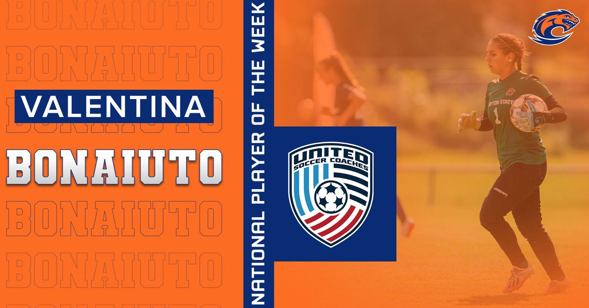 For the second time this season, a Clayton State soccer student-athlete has been named a Division II National Player of the Week by the United Soccer Coaches. She becomes the first player in program history to earn the award! Way to go Laker! csuloch.link/2ZuULRe