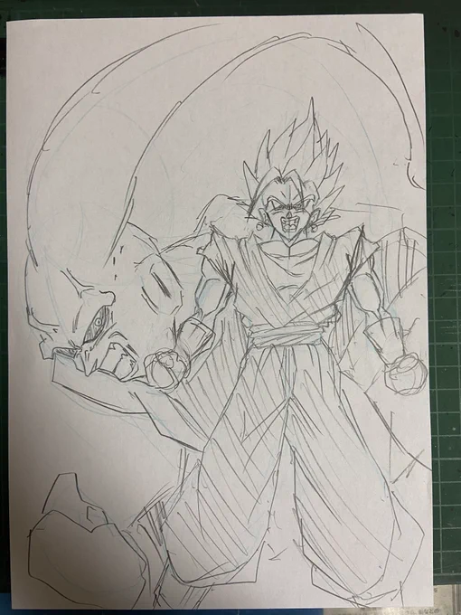 いつだかに思い付いたのを雑に描いたの見つけた。今度これちゃんと描こ 