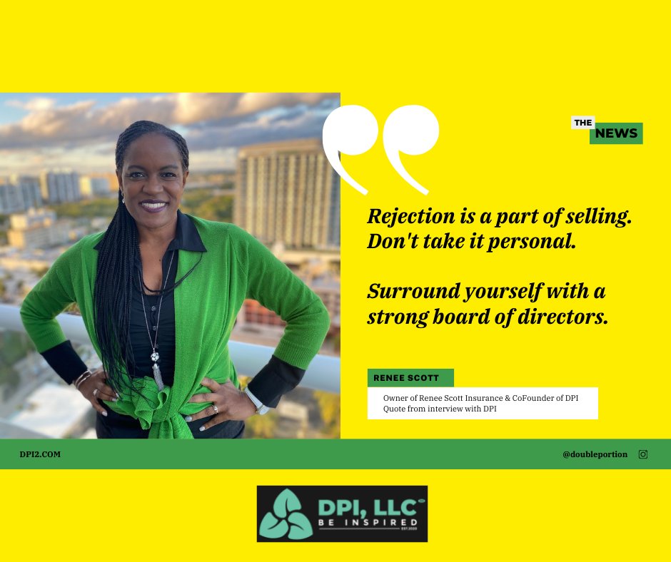 doubleportionin's tweet photo. In an upcoming interview with Renee Scott, she shares sage wisdom for leaders.
How to deal with rejection.
How to pivot and transition.
How to take the pain out of shopping for insurance.
Available on Nov 1st on DPI You Tube Channel.
#smallbizowner #femaleowner https://t.co/CFaax6ldke