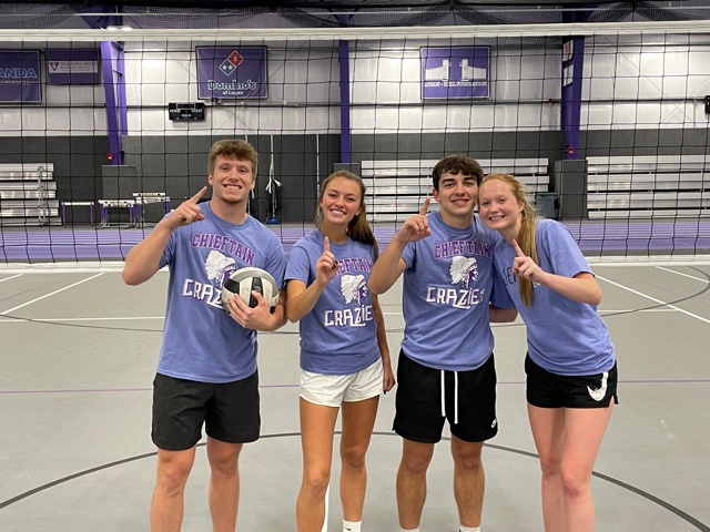 Chieftain Connection Co-ed Volleyball Champs 2021!