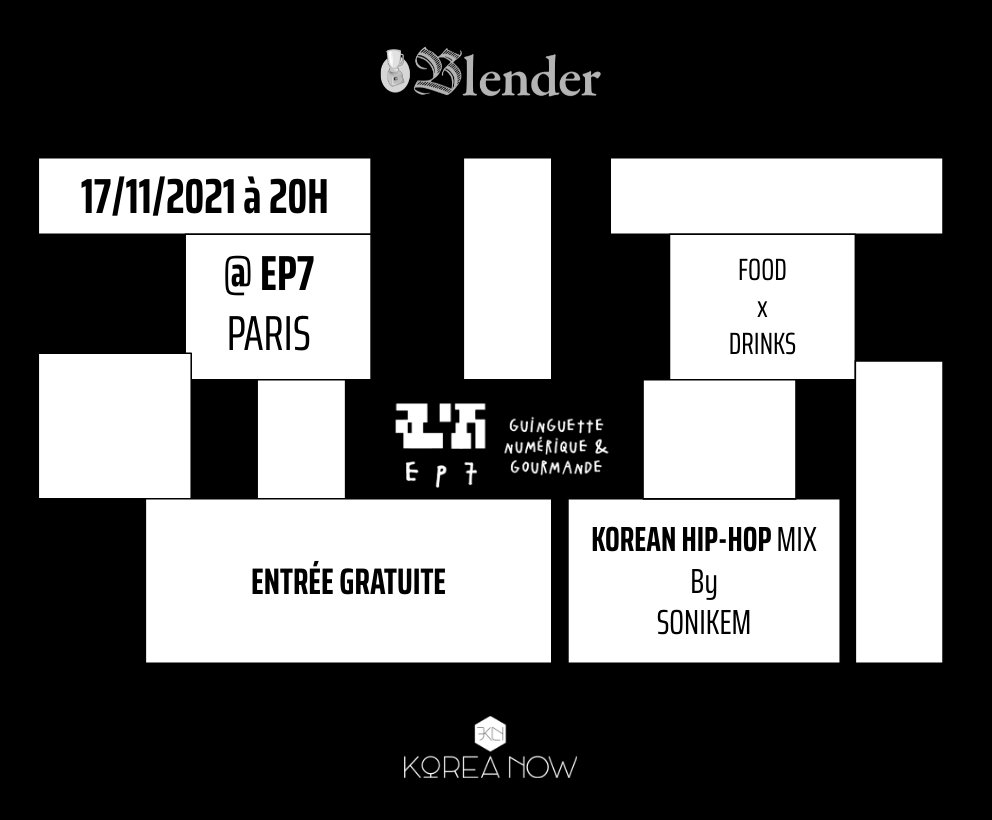 KoreaFestival's tweet photo. Free party ! @EP7paris @Sonikem - 17/11/21 à 20h at EP7 Paris. #khiphop #kpop https://t.co/yI3jbAiQWY