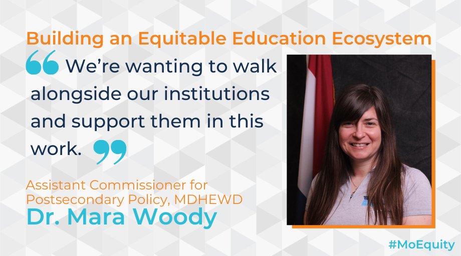 MO Higher Education & Workforce Development (@modhewd) on Twitter photo Dr. <a href="/MaraWoody/">Mara Red Woody</a> and Dr. Paul Katnik are great supporters of our institutions and teachers. They're asking what we can do to grow and serve equitably in the future? #Equity2021 #MoEquity Dr. <a href="/MaraWoody/">Mara Red Woody</a> and Dr. Paul Katnik are great supporters of our institutions and teachers. They're asking what we can do to grow and serve equitably in the future? #Equity2021 #MoEquity