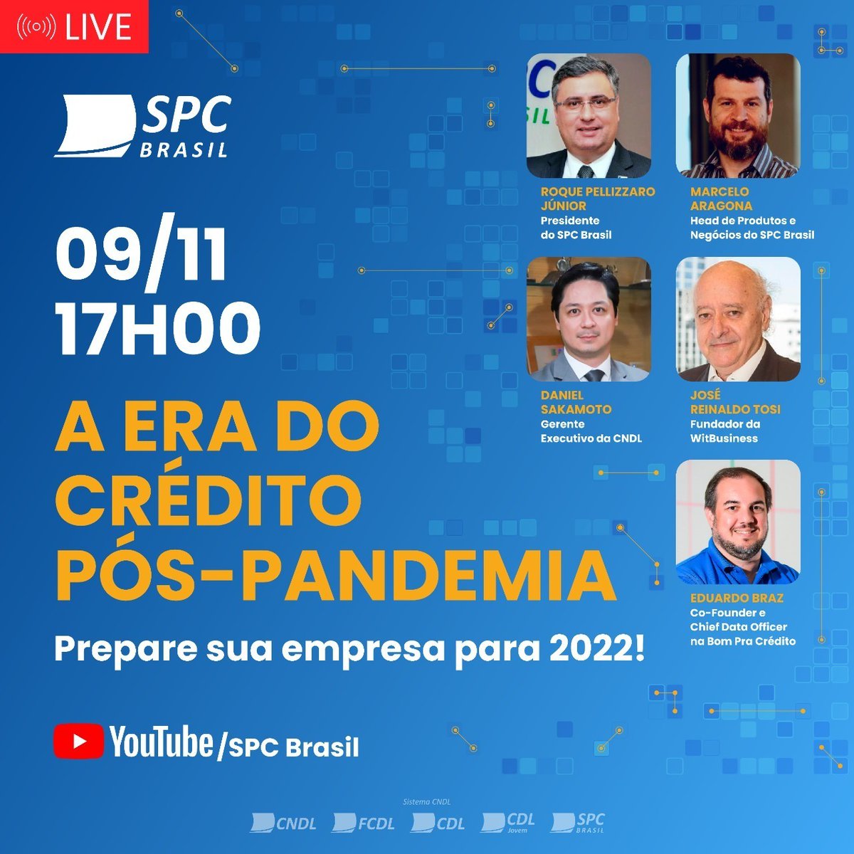 cdl_cariacica's tweet photo. 🔴 LIVE DE FINAL DE ANO SPC BRASIL
Participe da live "A Era do Crédito Pós-Pandemia: Prepare sua empresa para 2022" e fique por dentro do que os especialistas estão prevendo para 2022 e prepare-se para a retomada do mercado crédito no pós-pandemia.
#Live #SPCBrasil #PósPandemia https://t.co/sjYqr0bChw