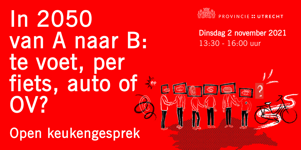 Er zijn nog plaatsen vrij aan onze digitale keukentafel op 2 november, van 13.30-16.00 uur. Praat jij ook mee over de toekomst van mobiliteit in onze provincie? Meer info &amp; aanmelden: bit.ly/3vbRn9N Aanmelden kan nog t/m 2 november 10.00 uur.
#openkeuken #mobiliteit