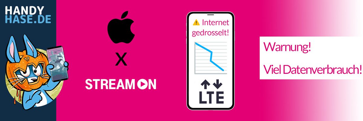 handyhase_de's tweet photo. Vorsicht iPhone User!📉😱
Telekom hat bestätigt, dass die Nutzung von StreamOn in Verbindung mit dem Apple iCloud Privat Relay eine Menge Datenvolumen verbrauchen könnte. Doch keine Bange, es gibt eine Lösung:
👉🏻 https://t.co/BAntW7W8Rx
#Handyhase #Handytipps https://t.co/9R2uhh0DIX