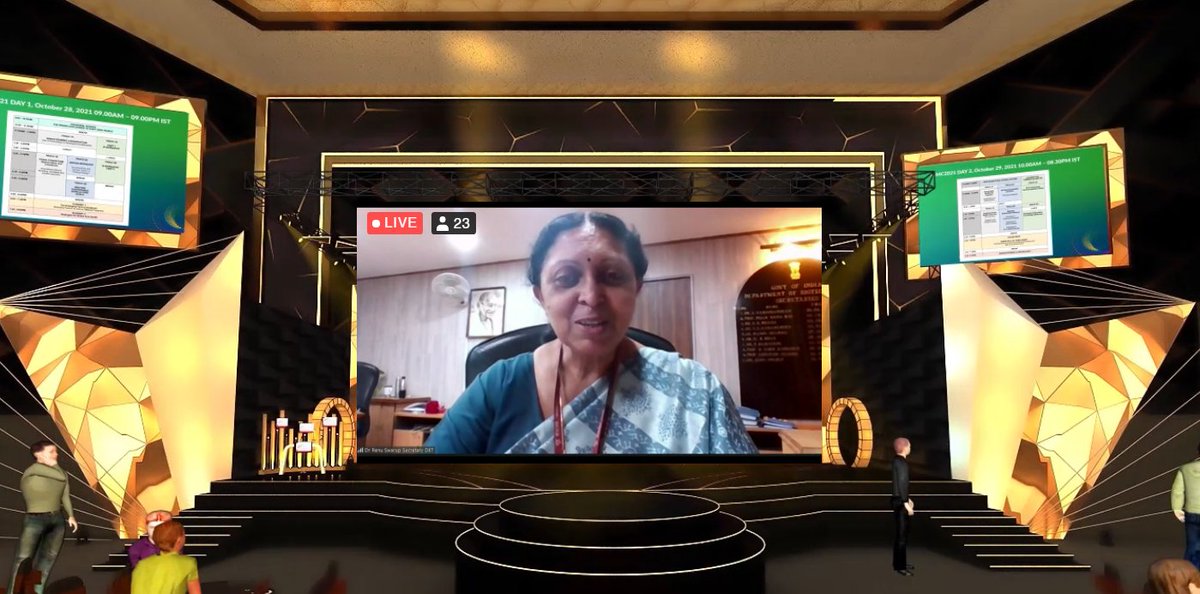 Dr. Renu Swarup is live at IKMC 2021... Join Now...
ikmc2021.com

@RenuSwarup @BIRAC_2012 @DrManishDiwan @IKP_SciencePark @ikpeden @IkpPrime  @DeepanwitaC @IndiaDST