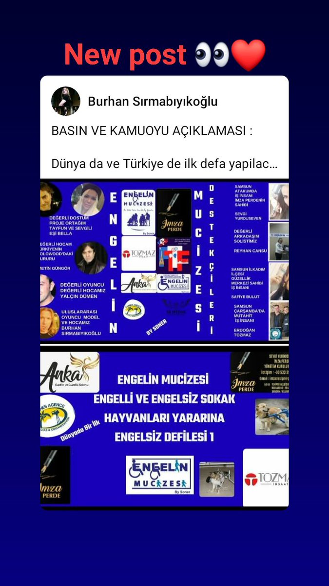 Engelli Sokak Hayvanları Defile 📷🎬🎤🎥💻📺