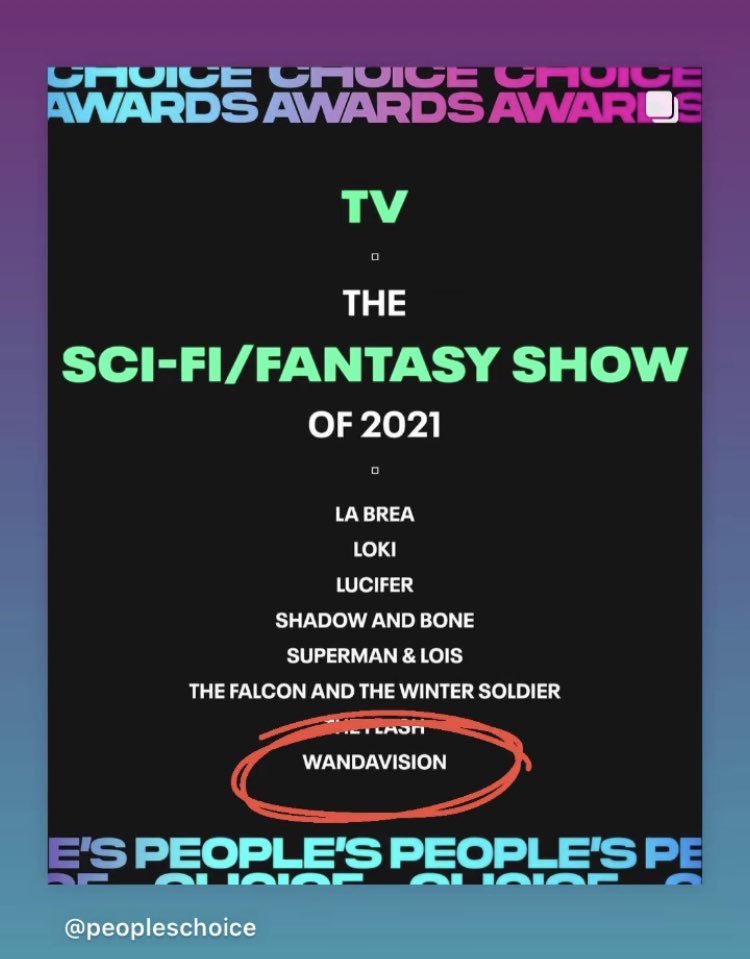 itsdrdarcy's tweet photo. Gonna be voting for #WandaVision for the people’s choice awards until my fingers fall off https://t.co/m0Uz8qwkkC https://t.co/fwpomvk30F