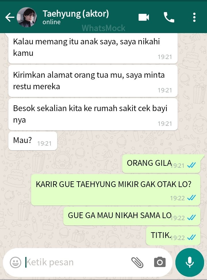 nardahatake's tweet photo. TAEKOOK AU

— UNEXPECTED

Sebab malam itu semuanya berubah, tak ada yang menyangka bila aktor terkenal sekaligus penuh kontroversi akan memiliki hubungan sakral pernikahan dengan sosok solois penyandang julukan 'Pria Terpanas' yang tak pernah digadang gadang. https://t.co/H00eRsMtFM