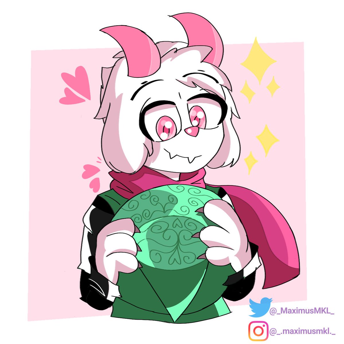 _MaximusMKL_'s tweet photo. Ralsei and its 2 version! also one of my favorite characters from Deltarune❤️💙💜⭐.
.
#DELTARUNE #deltarunefanart #Ralsei. https://t.co/GdX57LCa58