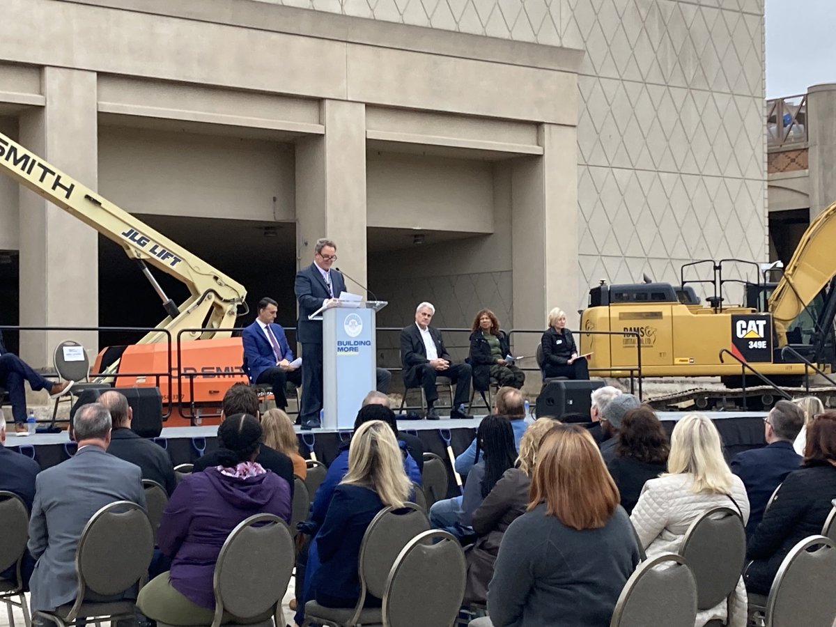 BairdCenter's tweet photo. Wisconsin Center Expansion Groundbreaking event is underway! #BuildingMore https://t.co/4g987efFIe
