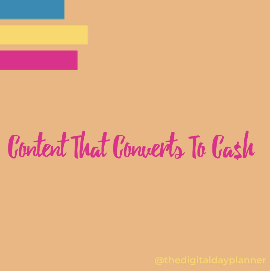 GoodDigitalDays's tweet image. It’s time to be intentional about growing and even scaling your business…what is the content that converts to ca$h in your business? Need help figuring that out? Tell us about your business in the comments and we’ll try to help you get your creative juices flowing.

🔗 in bio