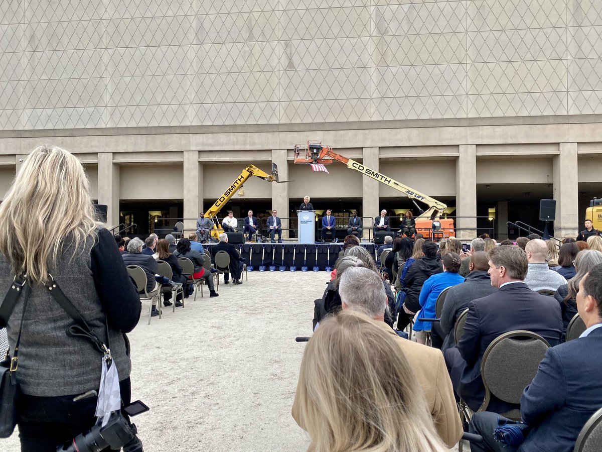 It’s groundbreaking day for the @WICenterMKE! #visitmke #buildingmore