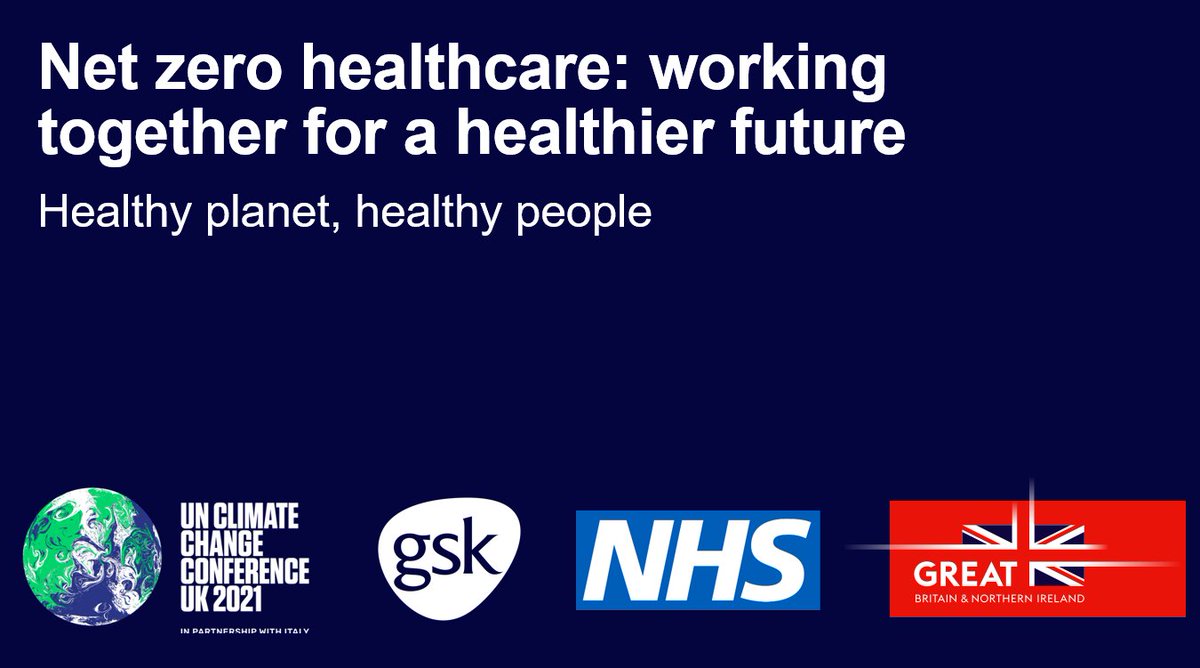 Kicking off the #health programme at #COP26 - Monday 1 November 4pm. Join us to hear how ambitious commitments and collaboration with global supply chains can support a path to net zero for health systems around the world #HealthyClimate #GreenerNHS 
youtube.com/watch?v=Jo3w7d…