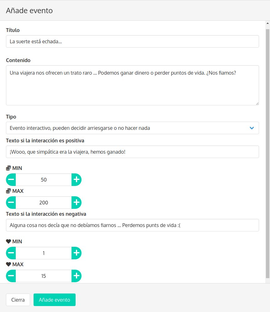 FantasyClassApp's tweet image. 🏰FantasyClass.app 1.88: Ahora podemos crear eventos automáticos e interactivos, y cuando añadimos un desafío al mapa, podemos cambiar su tamaño y se muestra el nombre del desafío al pasar por encima #gamificación #FantasyClass #educación #gamification