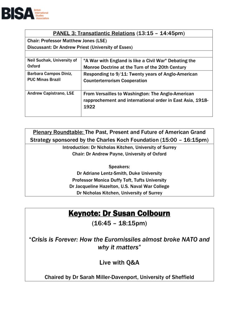 USFPgroup's tweet photo. 🎉 And finally, we have our fantastic community of PGR &amp; ECRs presenting their work on topics such as transatlantic relations, Southeast Asia, human rights, great power politics, international order and more!

See the conference programme below for more details 🤩 https://t.co/CfdQ0aAG0h