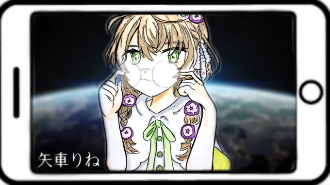 89人目!
 #にじさんじ五十音順に描いたら童田明治の時には画力上がってる説
 #りねの自由帳 