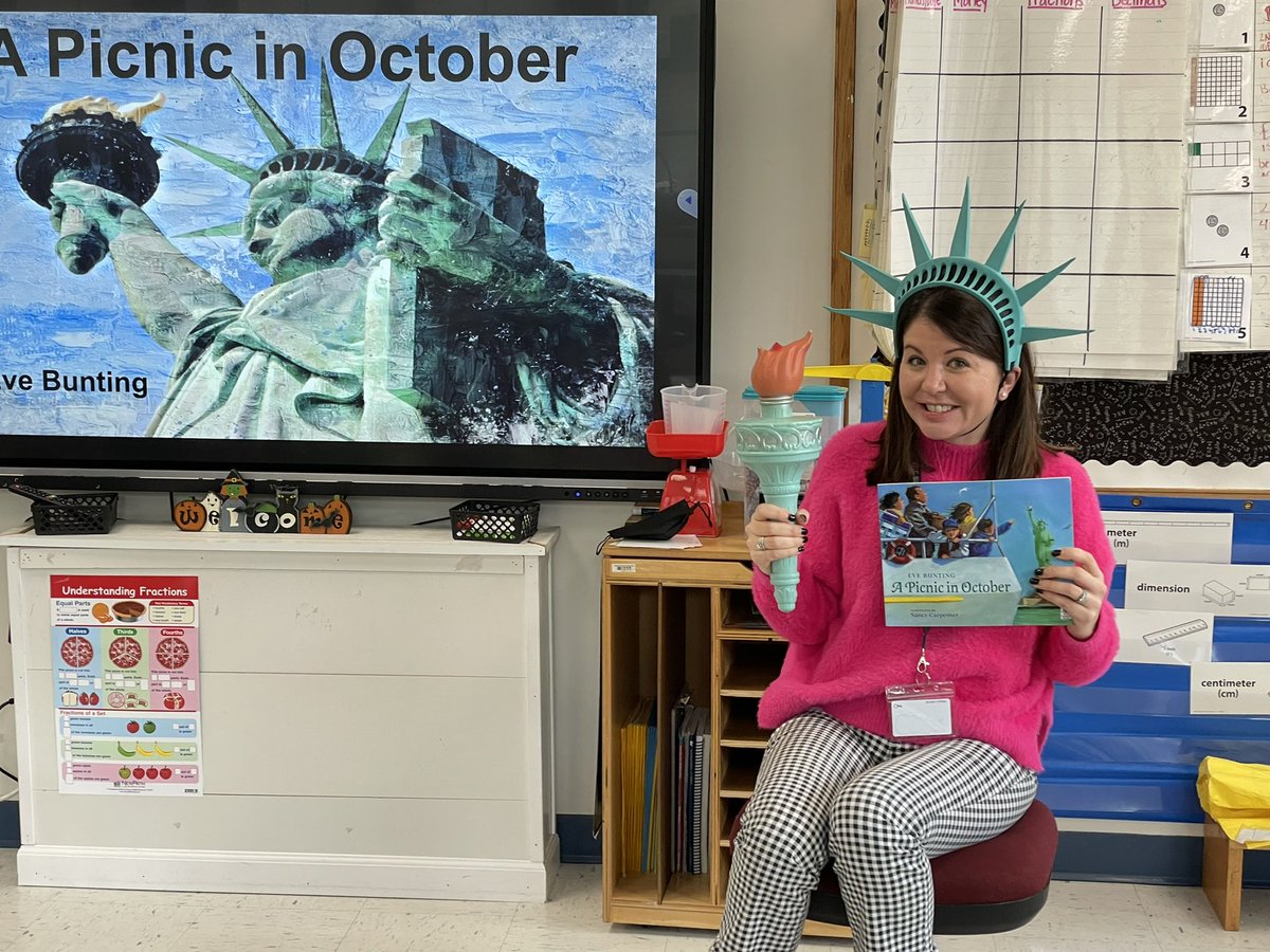 linerob_bern's tweet photo. Celebrating 🥳 Lady 🗽 Liberty’s birthday with a read aloud by Mrs. DiBartolo! Thank you ☺️! https://t.co/ZERZoVXJap