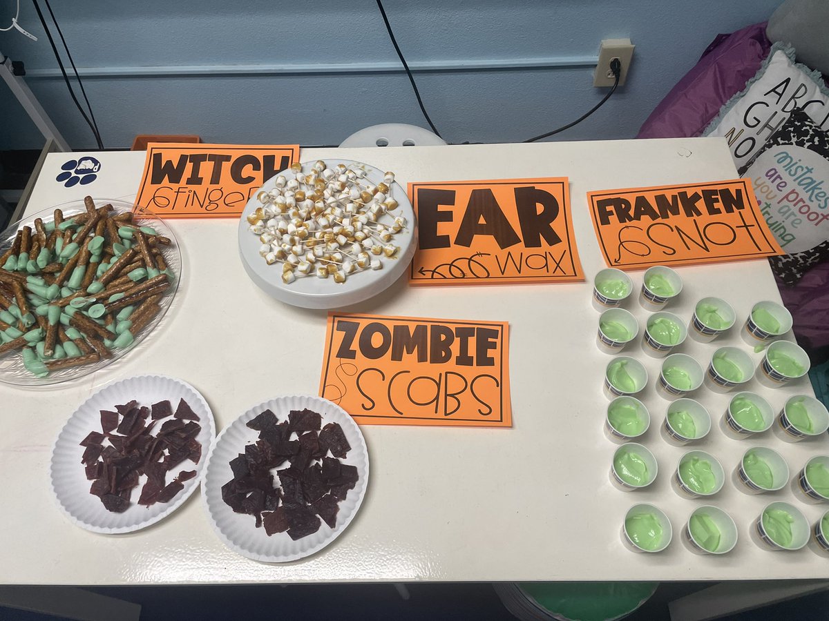 astilesECASD's tweet photo. It’s #FearFactor day in the Title room! Our amazing kids reached their book buck goal and earned a reward day. #ECProud https://t.co/RLCQqNGaxT