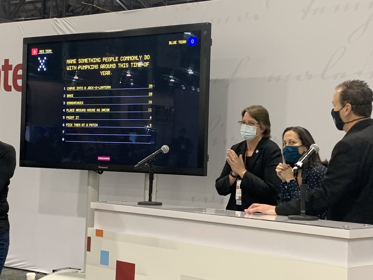 JTechEDWriter's tweet image. Survey says @#EDU21 good job @Shannon_M_Dunn! 👏🏼👏🏼