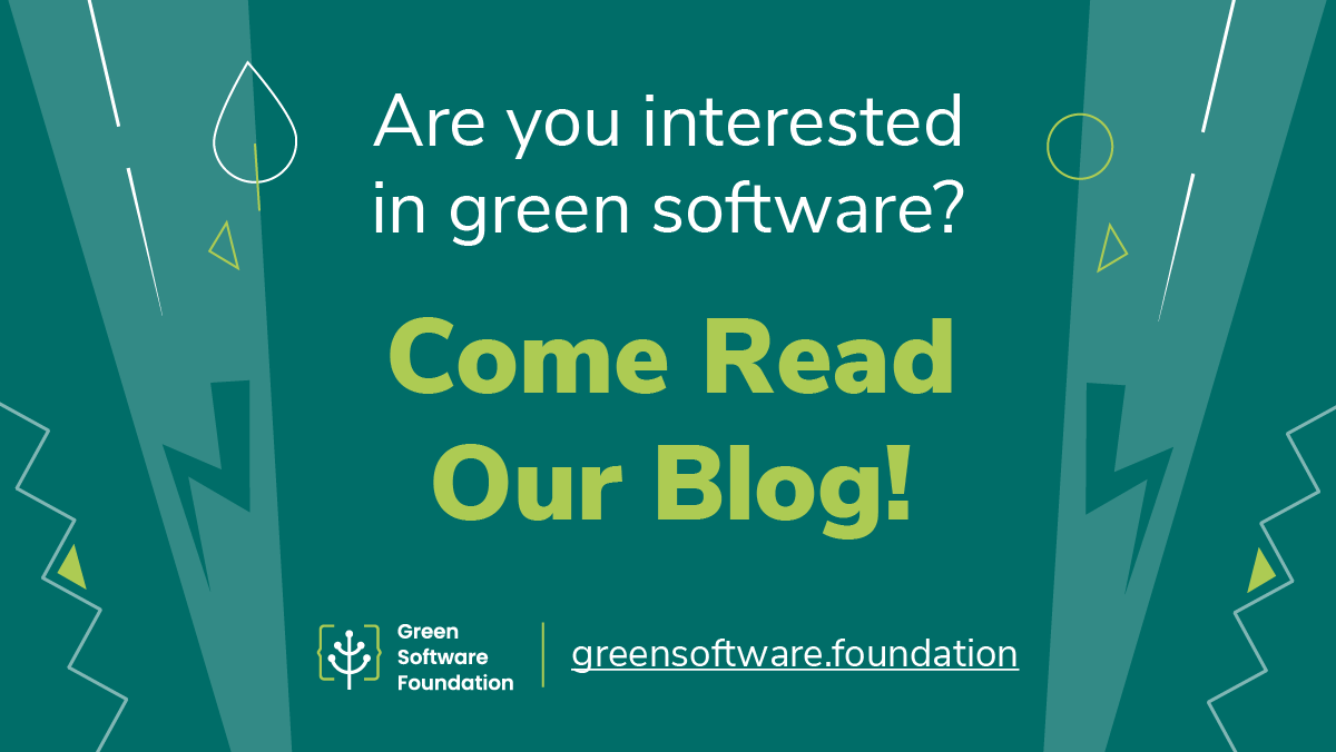 Green Software Foundation tweet media