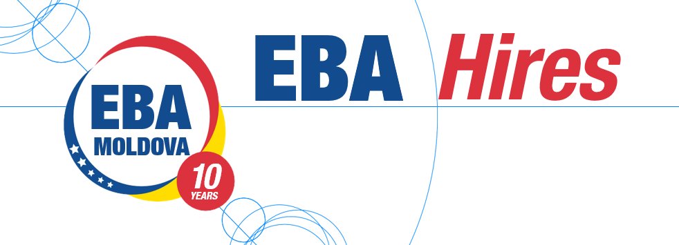 EBA Hires:
𝗖𝗼𝗺𝗺𝘂𝗻𝗶𝗰𝗮𝘁𝗶𝗼𝗻 𝗠𝗮𝗻𝗮𝗴𝗲𝗿 𝗮𝗻𝗱 𝗔𝗱𝗺𝗶𝗻𝗶𝘀𝘁𝗿𝗮𝘁𝗶𝘃𝗲 𝗔𝘀𝘀𝗶𝘀𝘁𝗮𝗻𝘁 

We welcome you to join our team !

CV and motivation letter on: info@eba.md 

Job description and more details:
bit.ly/2ZF1kkP
