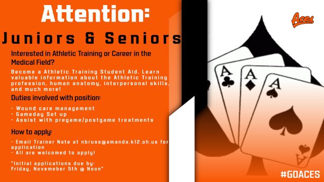 Amanda-Clearcreek Athletic Training tweet media