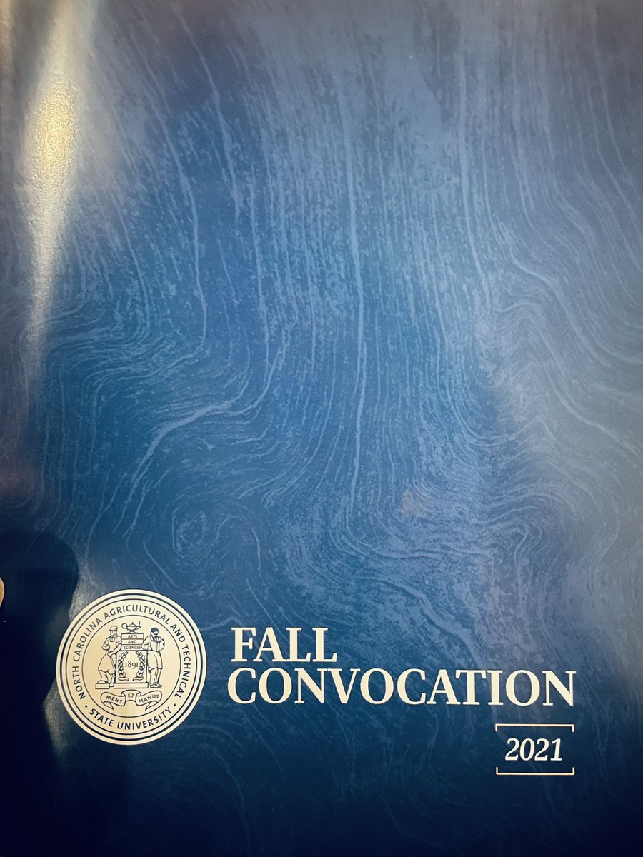 ncatsped's tweet photo. On this 5th day of #GHOE, @ncatsuaggies are celebrating and honoring the achievements of students, student-athletes, and alumni! #2021FallConvocation https://t.co/bOncFxE1Zv