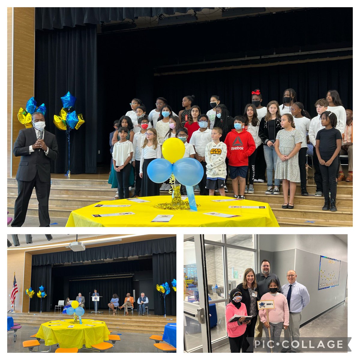 What a wonderful morning celebrating the opening of the @MemorialSTEM Academy. Student led tours and brand new school song written by Mr. Coley was amazing!