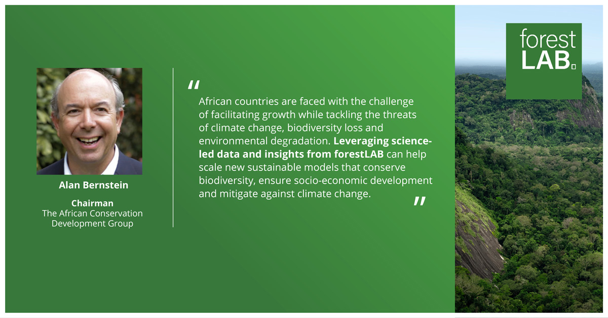 forestLAB (@forestlab4) on Twitter photo Last week, <a href="/AfricaCDG/">African Conservation Development Group</a> Chairman Alan Bernstein spoke of how forestLAB will support the development of models that address the multiple challenges faced by African countries.
Our five-year initial research programme has received USD 5 million seed funding from <a href="/AfricaCDG/">African Conservation Development Group</a>. Last week, <a href="/AfricaCDG/">African Conservation Development Group</a> Chairman Alan Bernstein spoke of how forestLAB will support the development of models that address the multiple challenges faced by African countries.
Our five-year initial research programme has received USD 5 million seed funding from <a href="/AfricaCDG/">African Conservation Development Group</a>.