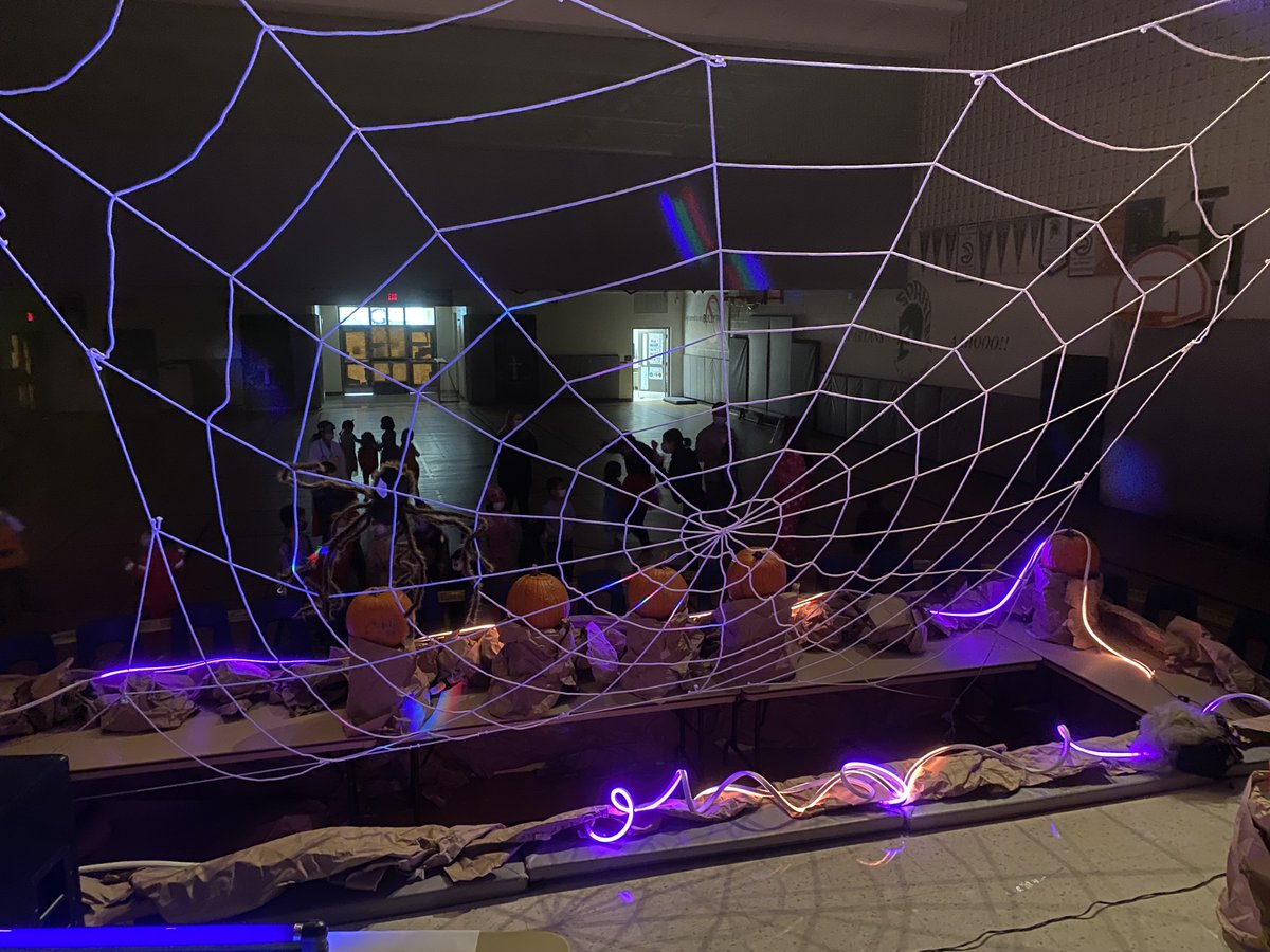 The stage is set! Lights flash! Music plays! Princesses, superheroes, goblins enter. Dance! Dance! DJ Poon spins the discs. The decor is outstanding! What a show!

Time to rock on and dance away.